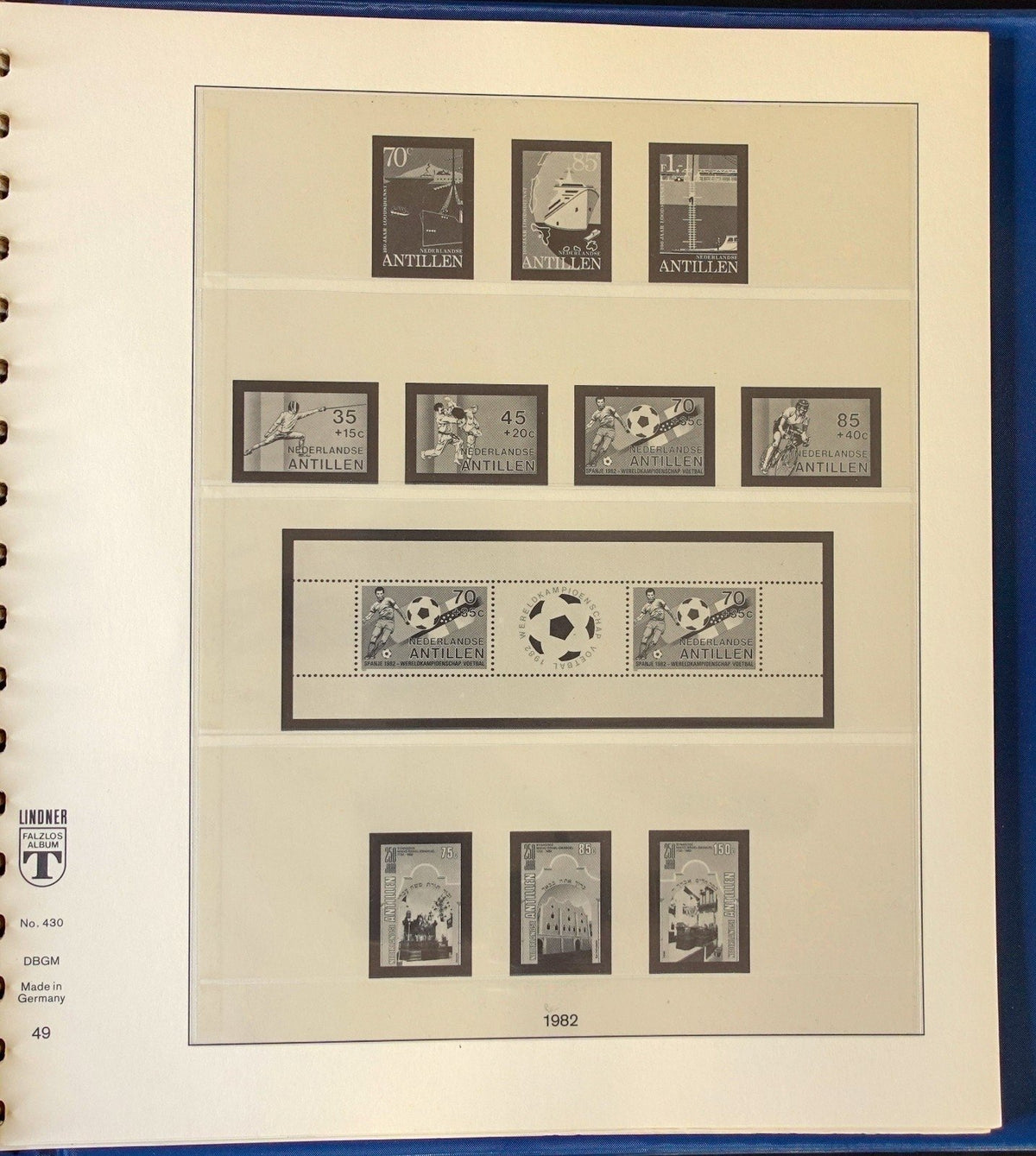 Netherlands Antilles 1949-1985 Lindner Hingeless Stamp Album ZAYIX
