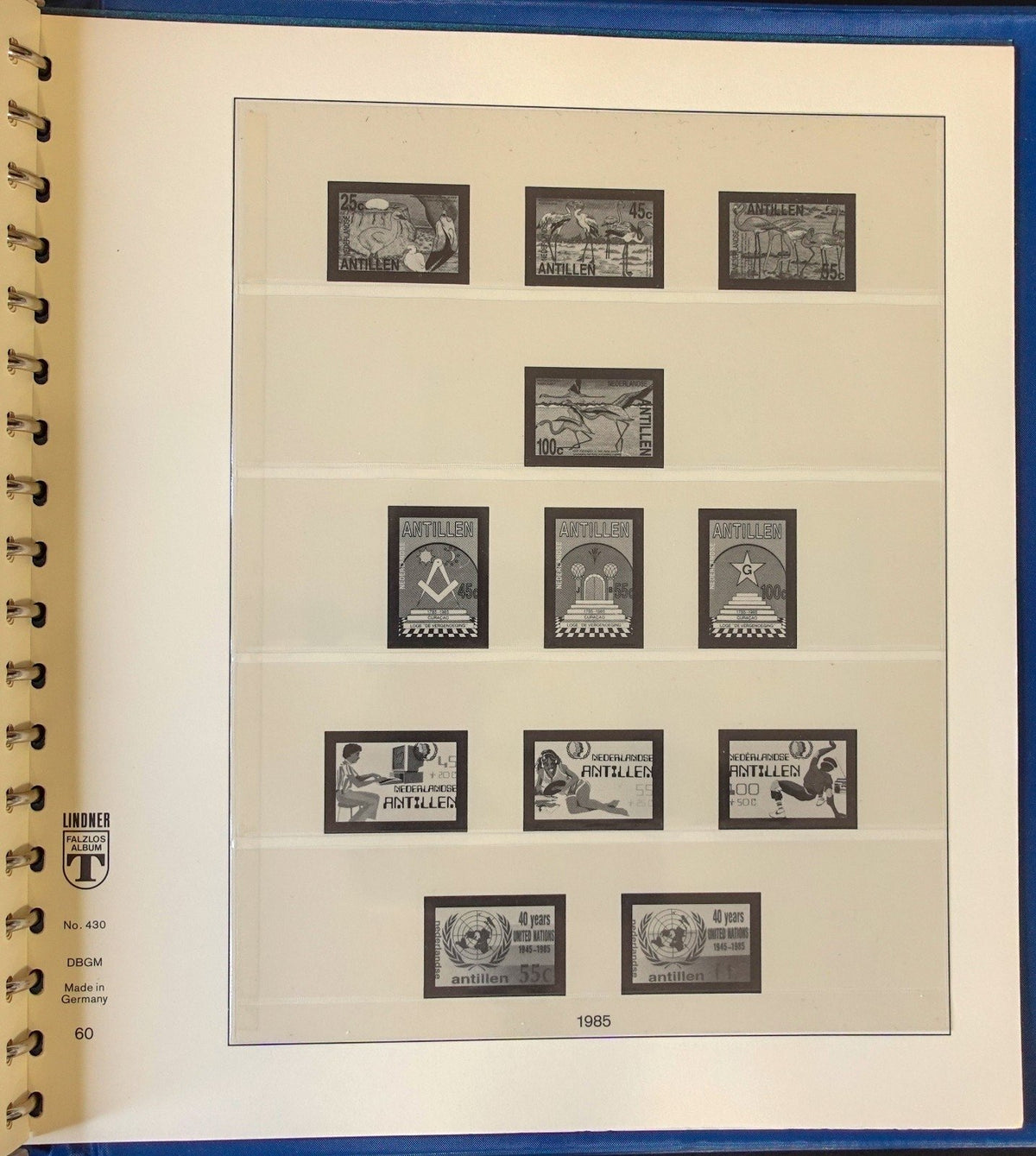 Netherlands Antilles 1949-1985 Lindner Hingeless Stamp Album ZAYIX