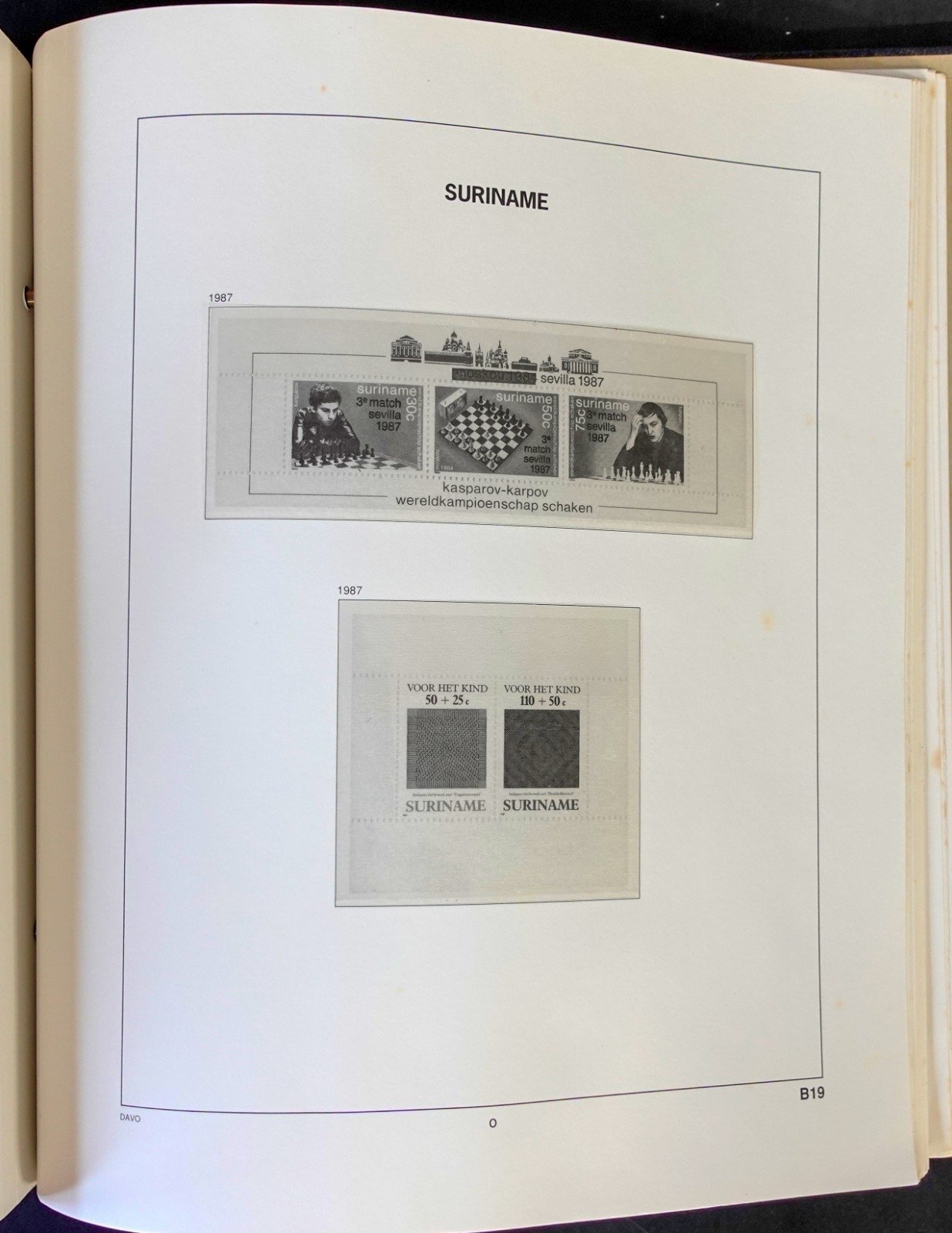 Suriname 1975-1997 Davo Hingeless Stamp Album ZAYIX