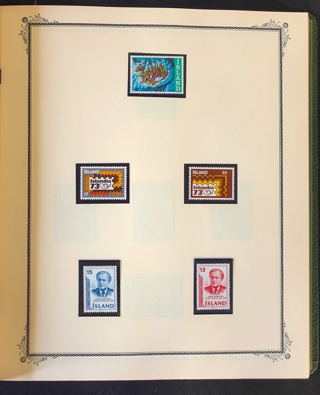 Ryukyu Islands Iceland Germany Israel Switzerland Stamp Album Collection ZAYIX