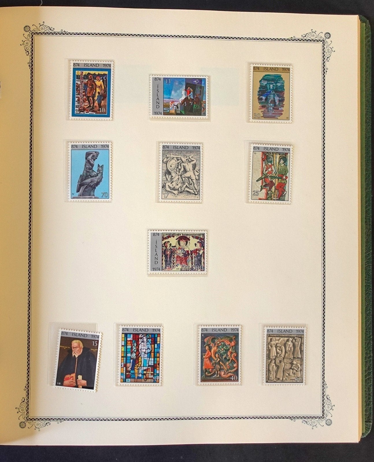 Ryukyu Islands Iceland Germany Israel Switzerland Stamp Album Collection ZAYIX