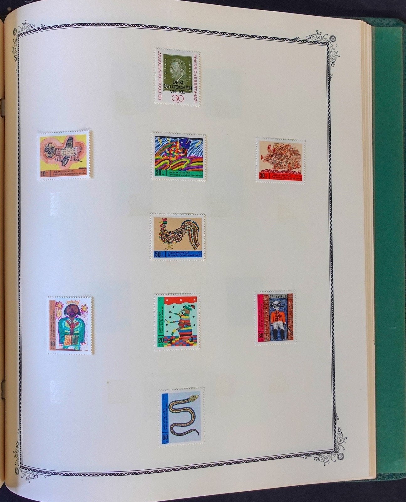 Ryukyu Islands Iceland Germany Israel Switzerland Stamp Album Collection ZAYIX