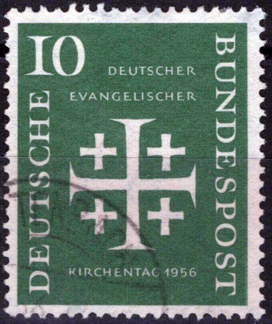 ZAYIX Germany 744 Used Religion Synod Emblem Protestants 051023S49