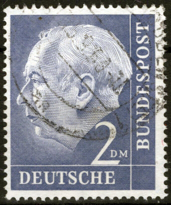 ZAYIX Germany 720 Used President Theodor Heuss Politician 051023S52M