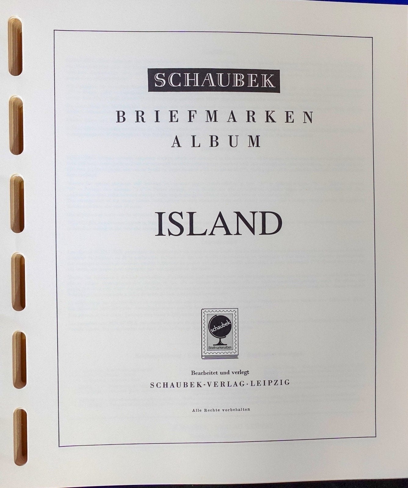 Iceland 1873-1990 Schaubek Hingeless Stamp Album ZAYIX