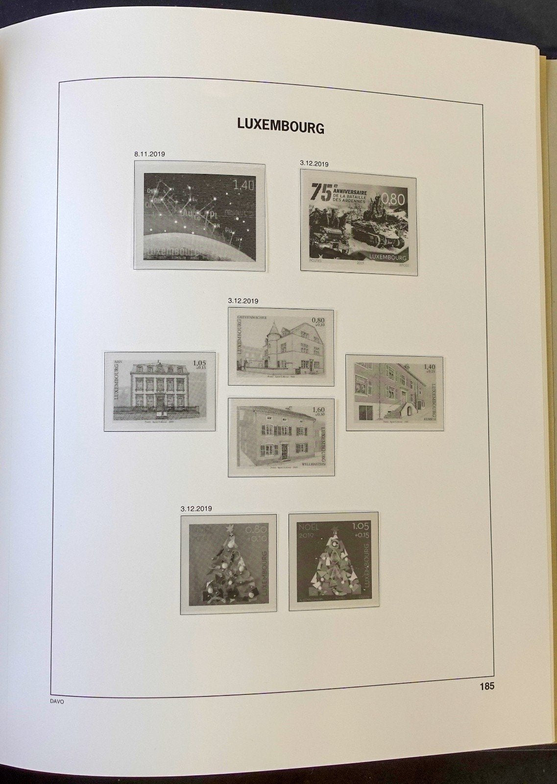 Luxembourg 2017-2019 Davo Hingeless Stamp Album ZAYIX