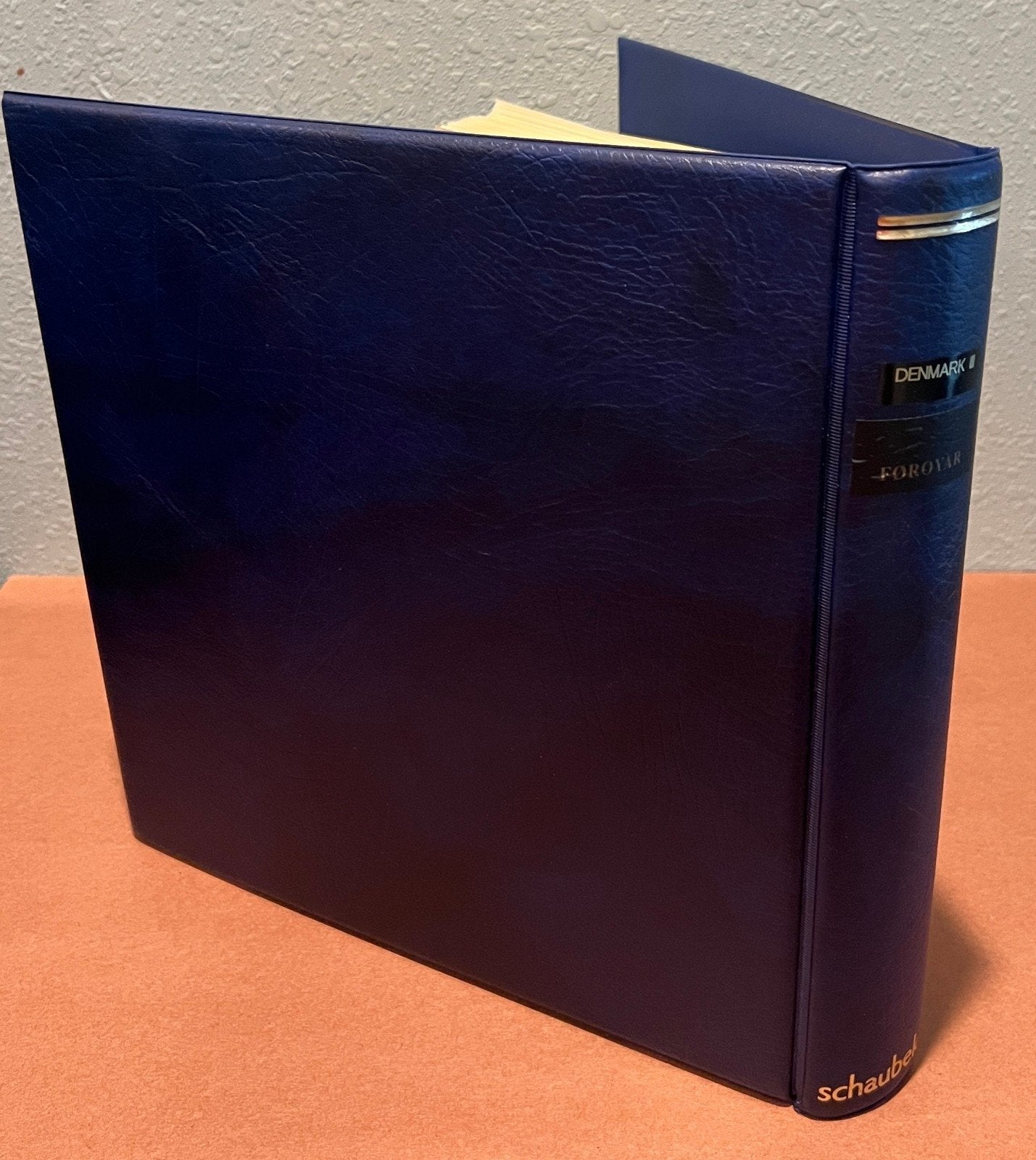 Denmark 1919-2000 Schaubek Hingeless Stamp Album & Slipcase ZAYIX