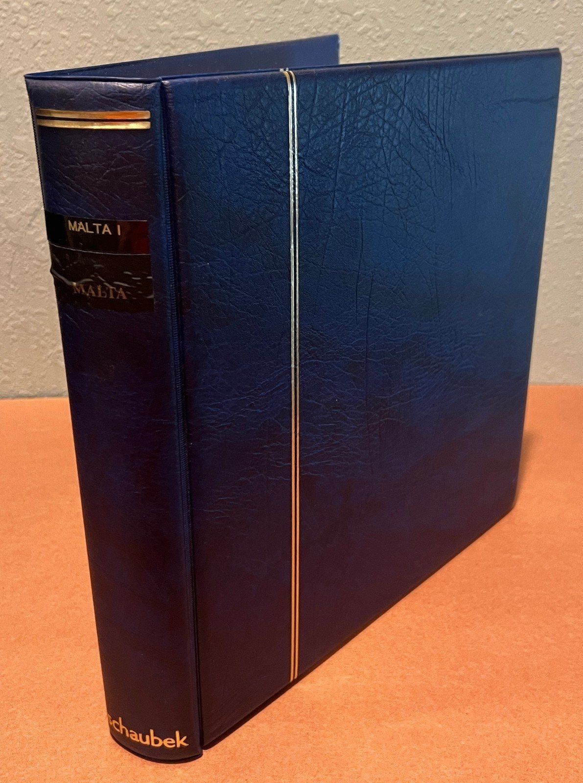 Malta 1885-1979 Schaubek Hingeless Stamp Album & Slipcase ZAYIX