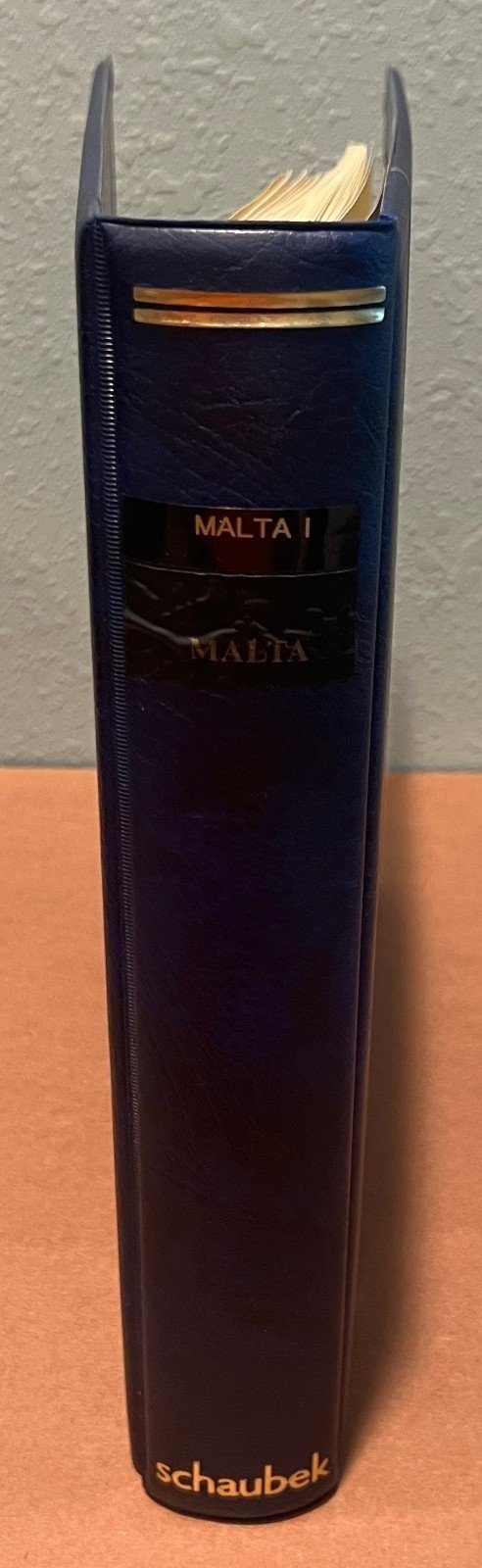 Malta 1885-1979 Schaubek Hingeless Stamp Album & Slipcase ZAYIX