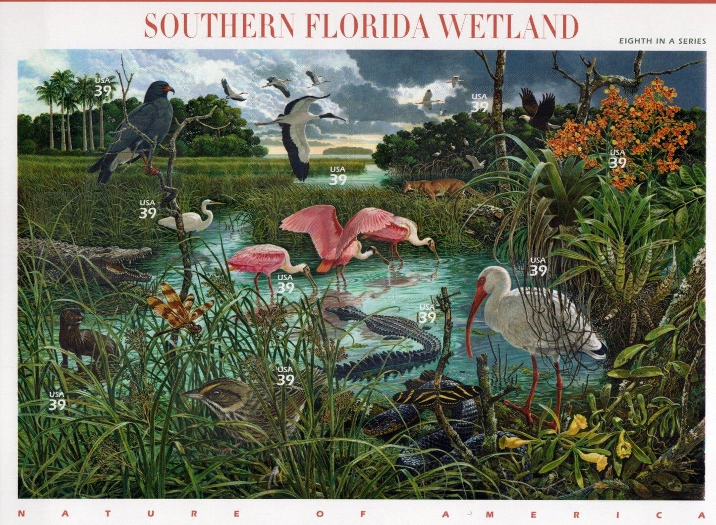 US 4099 Mint Sheet (MNH) Southern Florida Wetlands 39-Cent 2006 ZAYIX