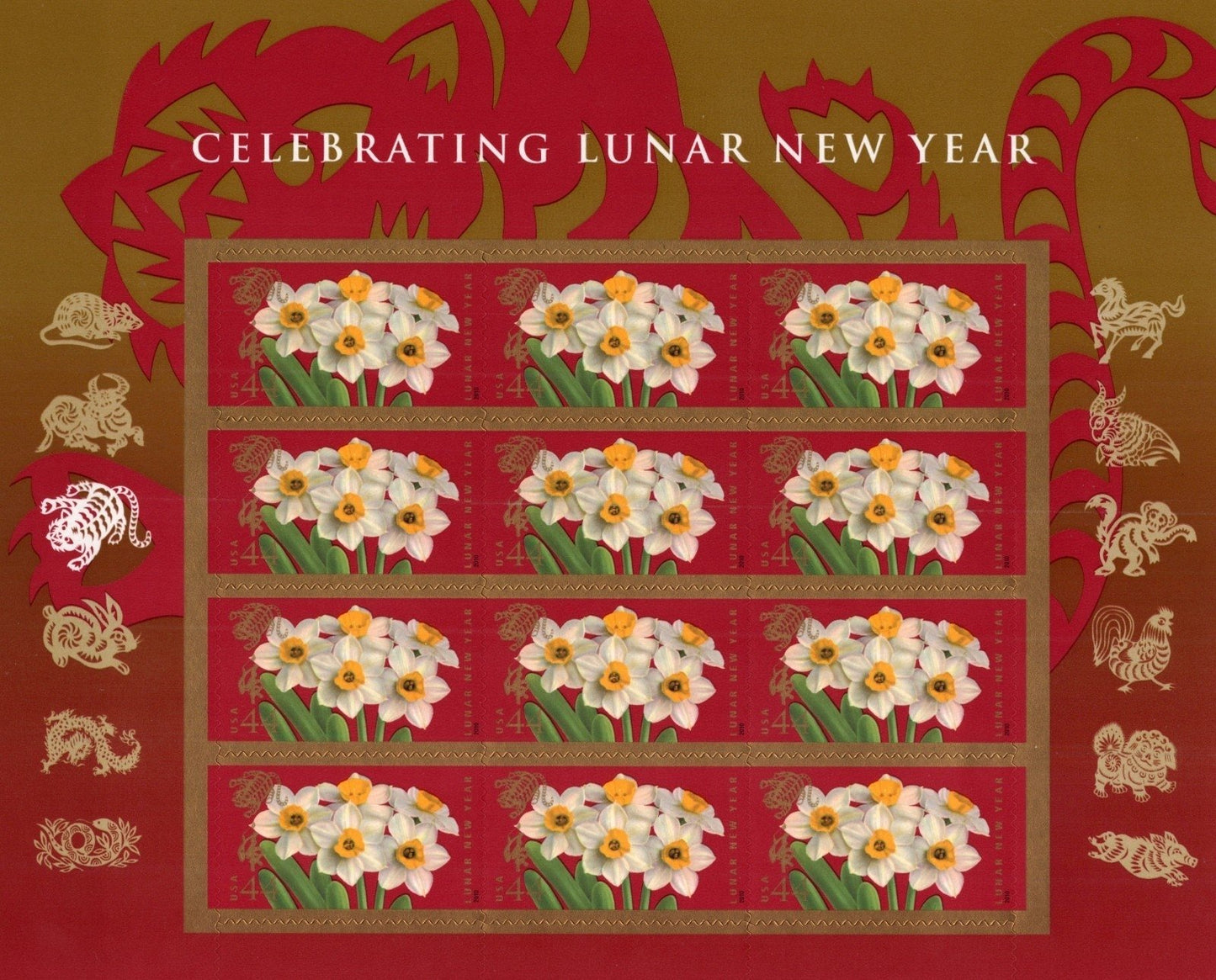 US 4435 Mint Sheet (MNH) Year Of The Tiger Lunar New Year 44-Cent 2009 ZAYIX