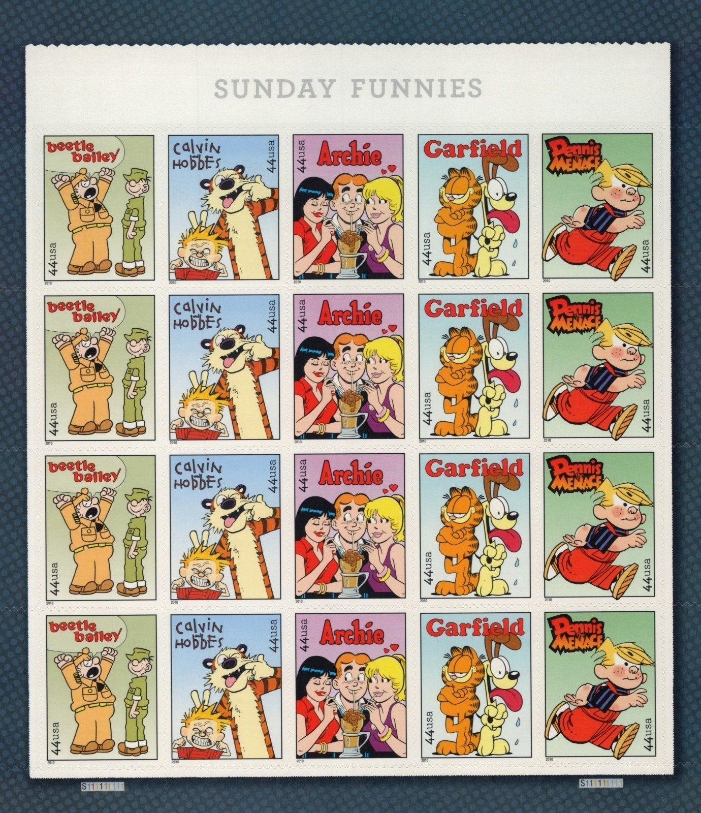 US 4467-4471 Mint Sheet (MNH) Sunday Funnies 44-Cent 2010 ZAYIX