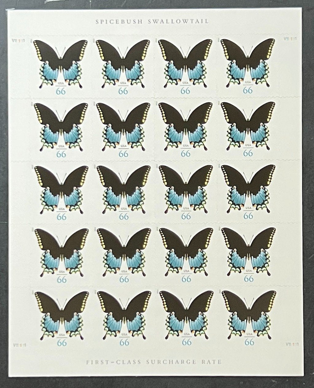 US 4736 Mint Sheet (MNH) Spicebush Swallowtail Butterfly 66-Cent 2013 ZAYIX