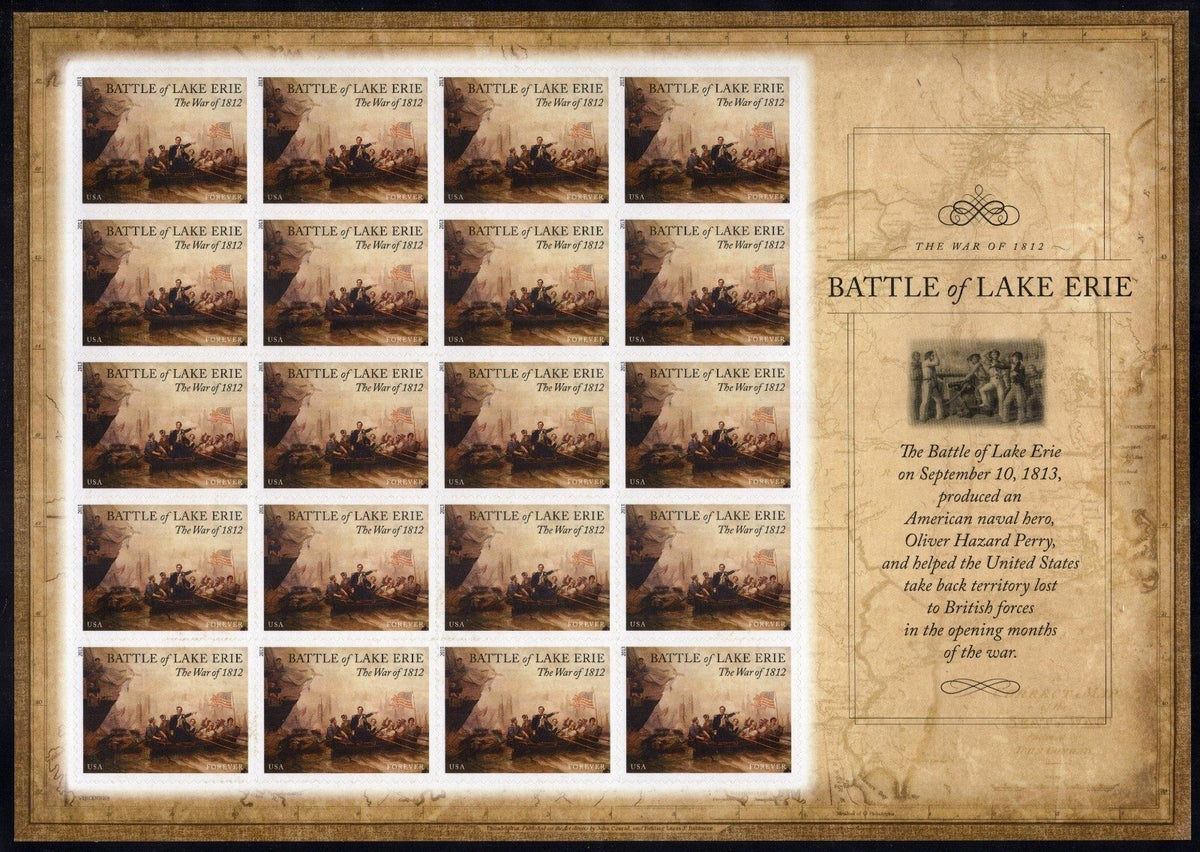 US 4805 Mint Sheet (MNH) Battle Of Lake Erie Forever Stamp 2013 ZAYIX