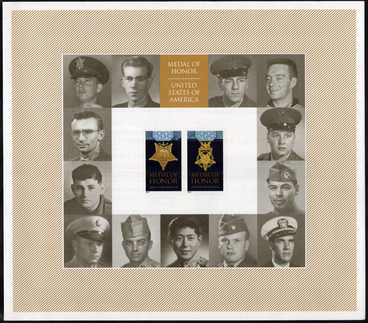 US 4822-4823a Mint Sheet (MNH) Medal Of Honor Forever Stamp 2013 ZAYIX