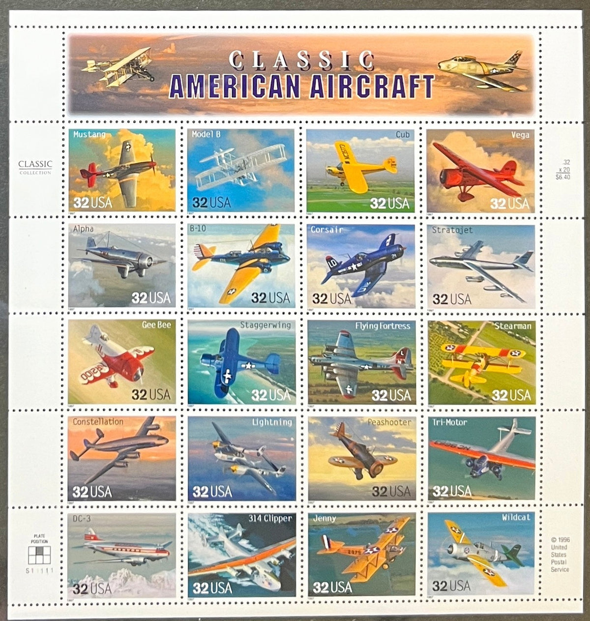 United States Mint Sheet (MNH) Stamp Collection Supersafe Album 1976-1998 ZAYIX