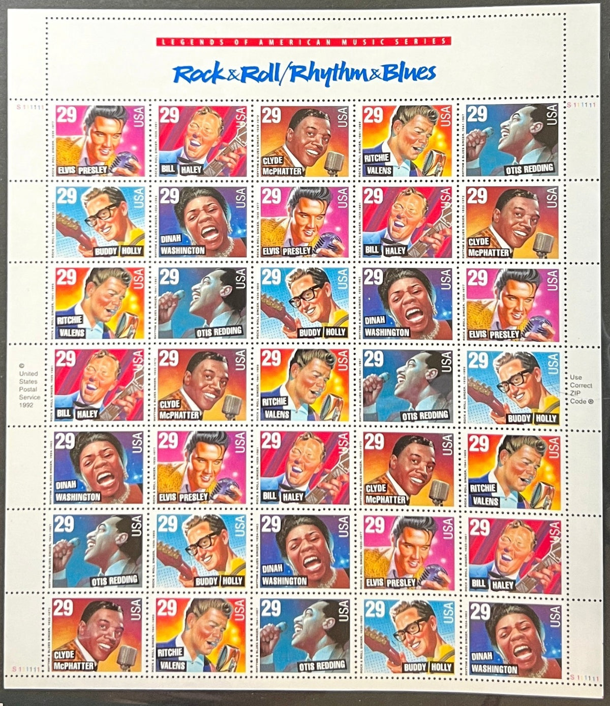 United States Mint Sheet (MNH) Stamp Collection Supersafe Album 1976-1998 ZAYIX