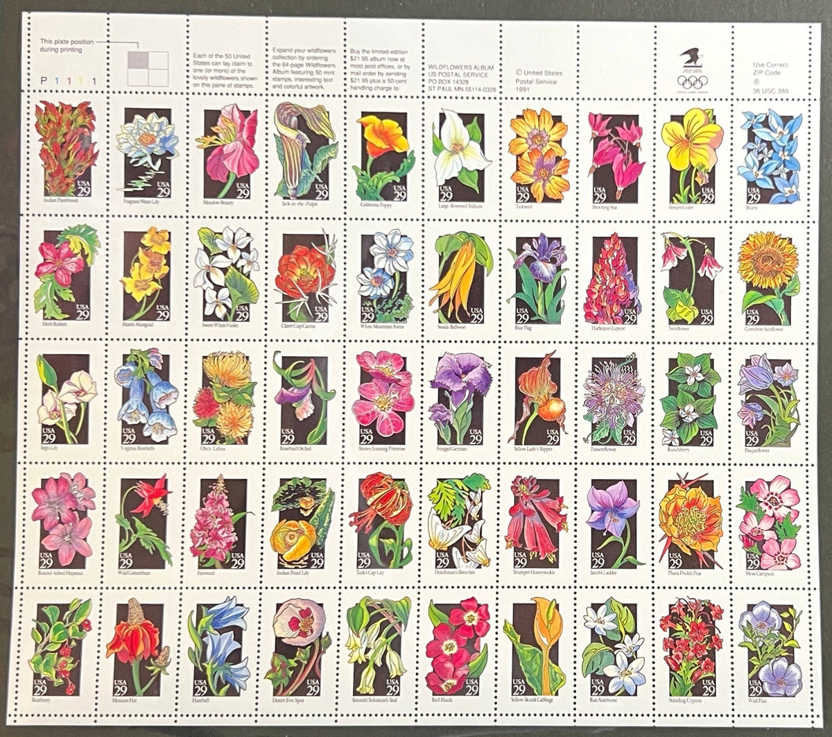 United States Mint Sheet (MNH) Stamp Collection Supersafe Album 1976-1998 ZAYIX