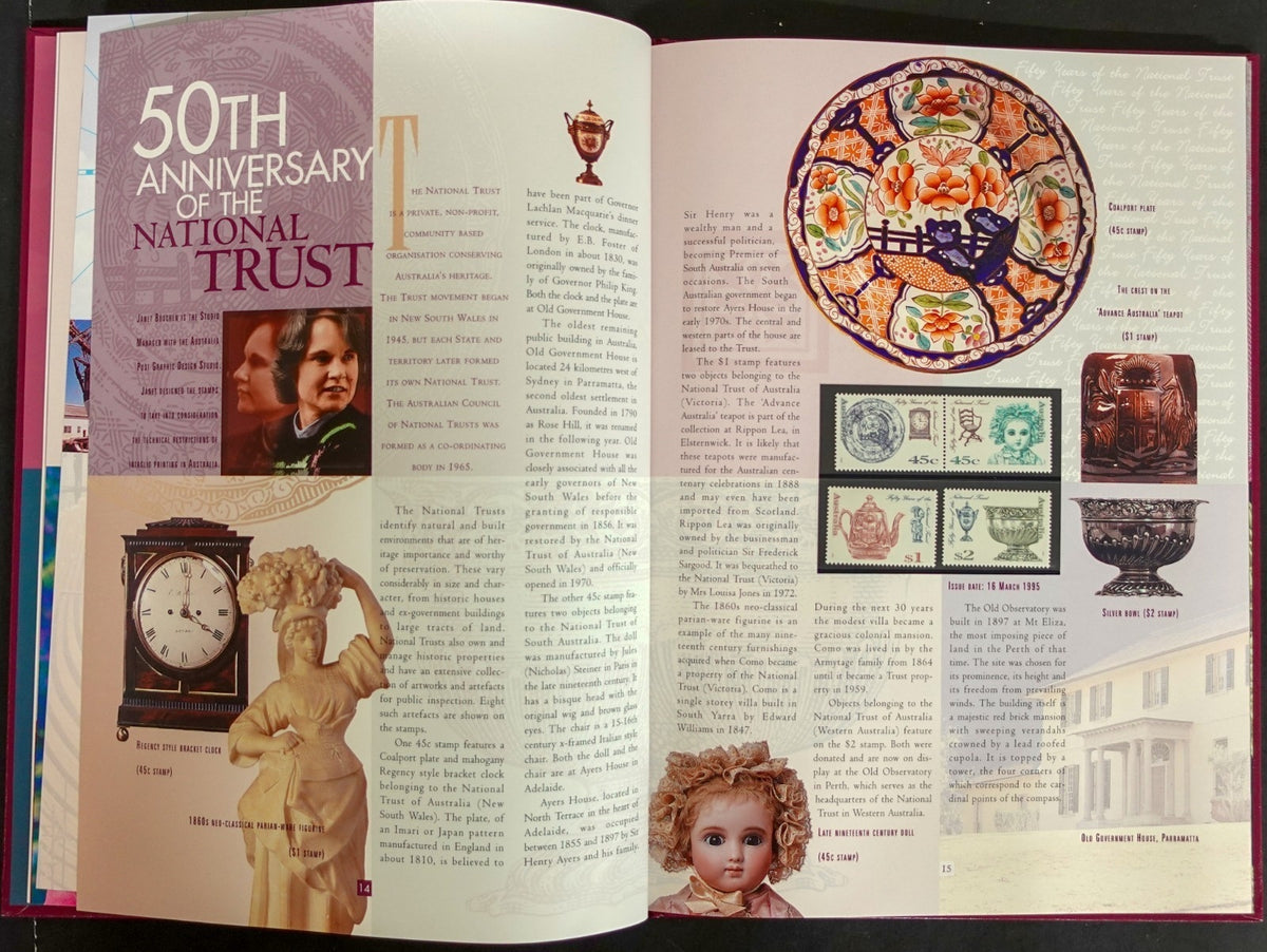 Australia 1995 Yearbook (MNH) Collection Of Australian Stamps  ZAYIX