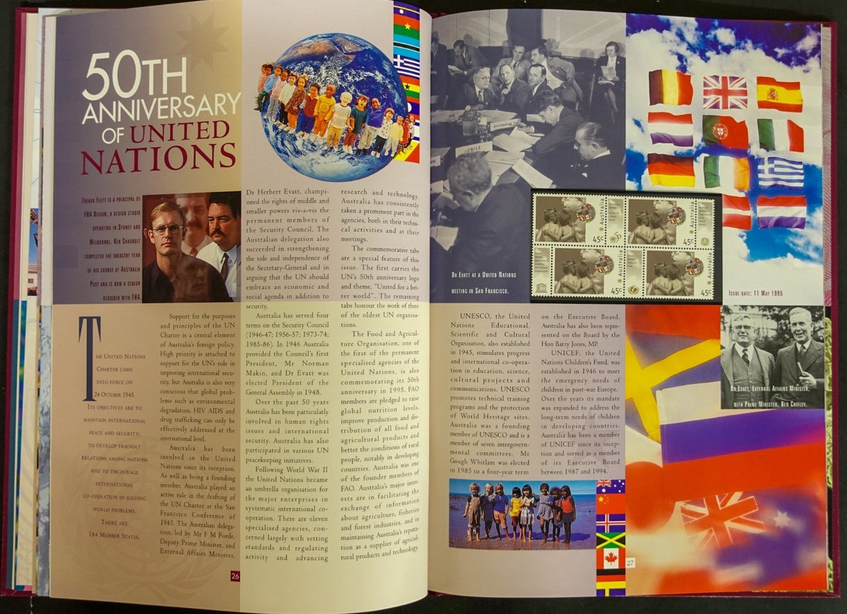 Australia 1995 Yearbook (MNH) Collection Of Australian Stamps  ZAYIX