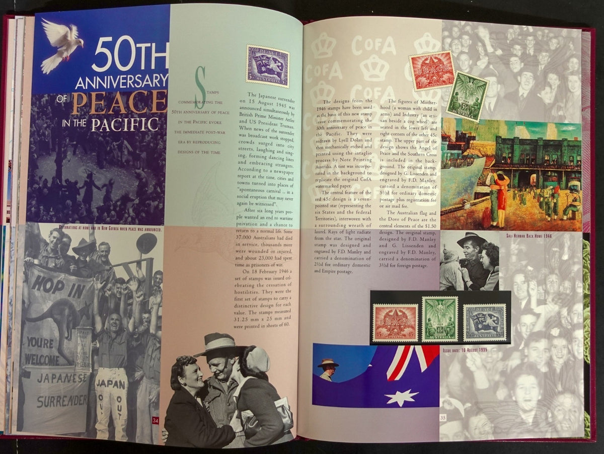 Australia 1995 Yearbook (MNH) Collection Of Australian Stamps  ZAYIX