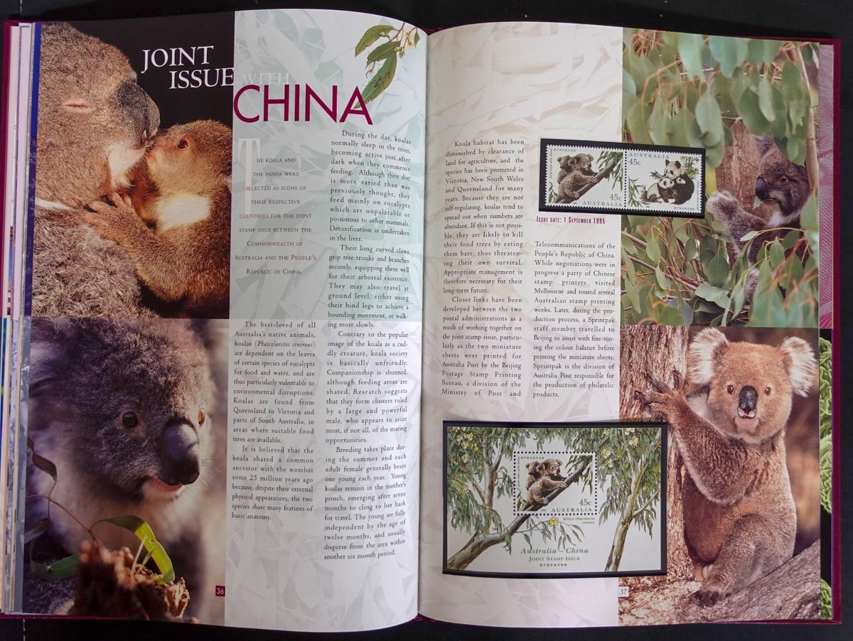 Australia 1995 Yearbook (MNH) Collection Of Australian Stamps  ZAYIX