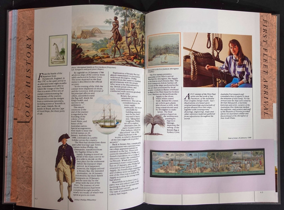 Australia 1988 Yearbook (MNH) Collection Of Australian Stamps ZAYIX