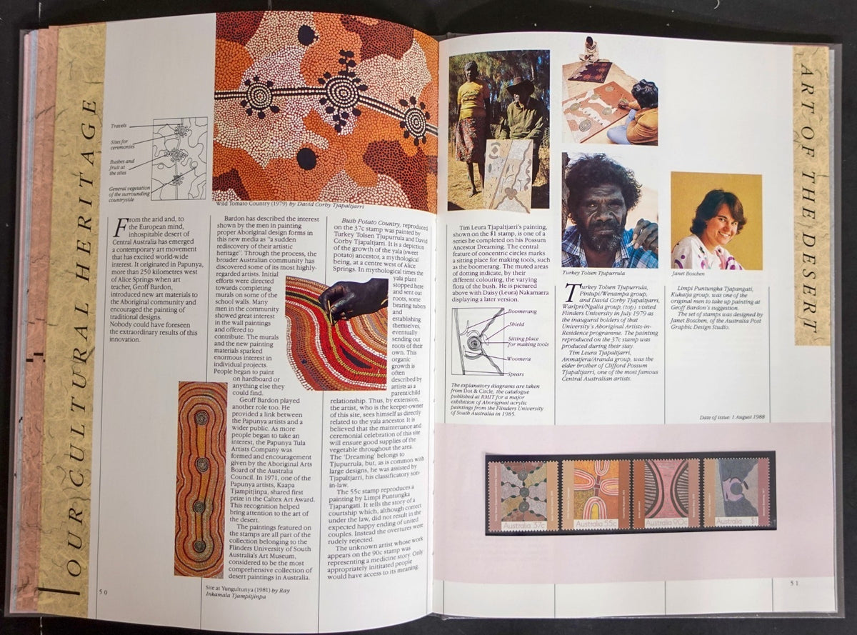 Australia 1988 Yearbook (MNH) Collection Of Australian Stamps ZAYIX