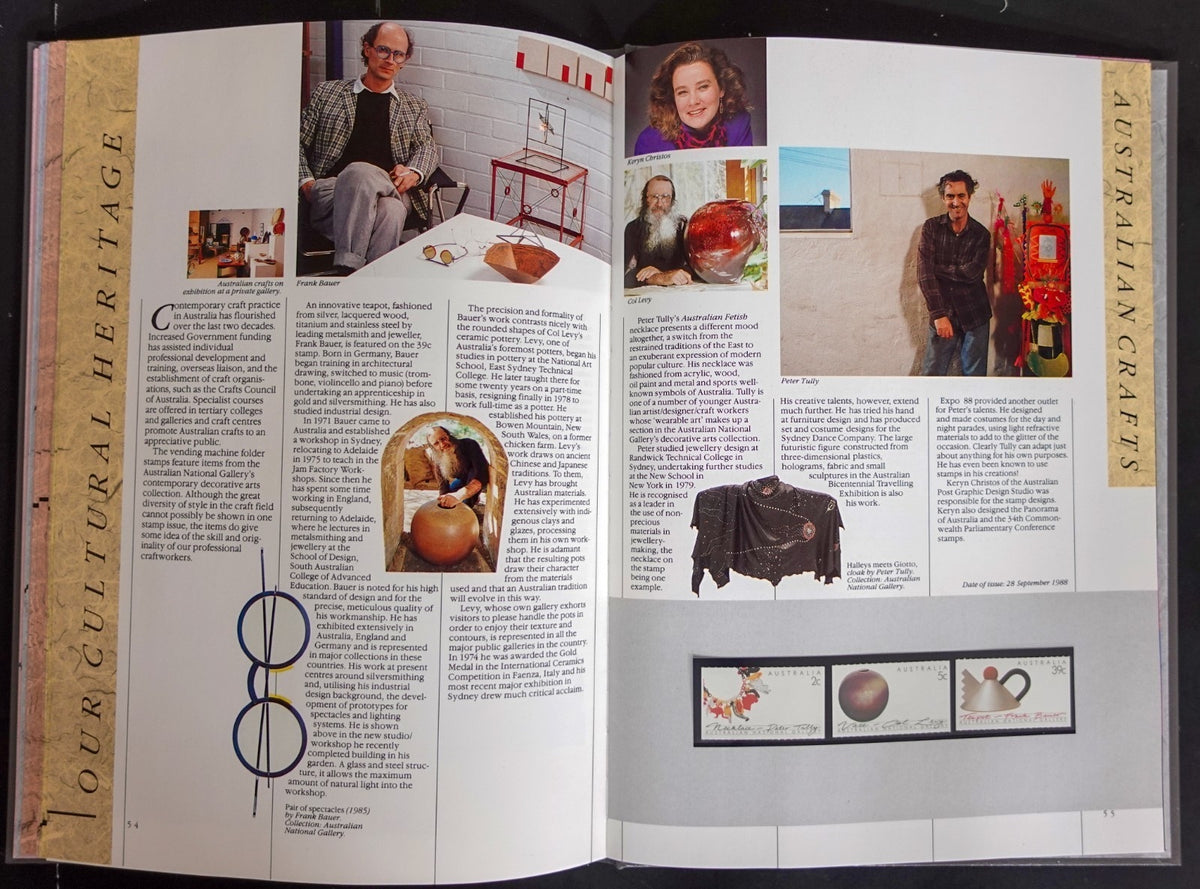 Australia 1988 Yearbook (MNH) Collection Of Australian Stamps ZAYIX