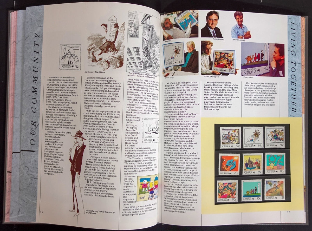 Australia 1988 Yearbook (MNH) Collection Of Australian Stamps ZAYIX