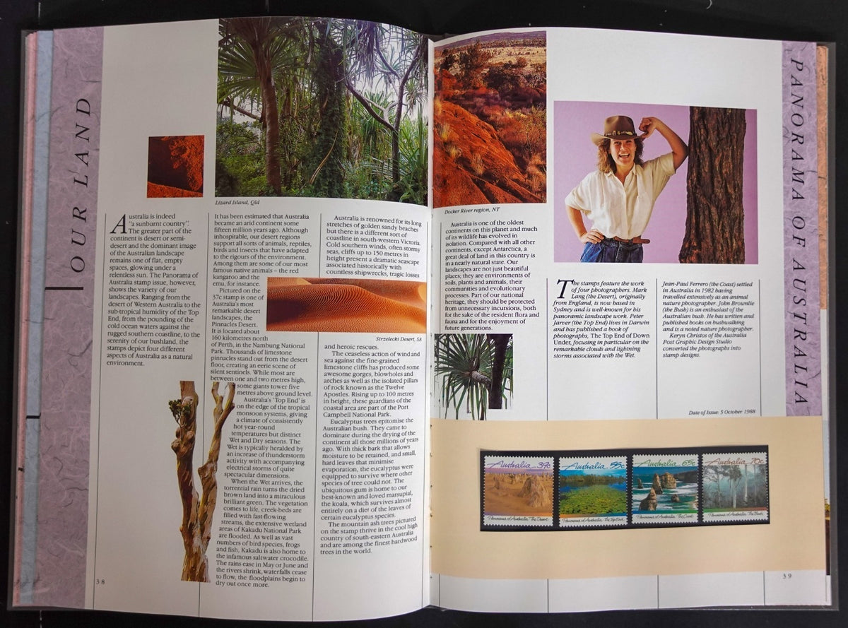 Australia 1988 Yearbook (MNH) Collection Of Australian Stamps ZAYIX