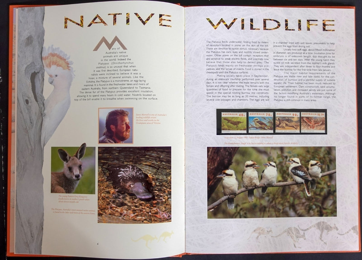 Australia 1993 Yearbook (MNH) Collection Of Australian Stamps ZAYIX