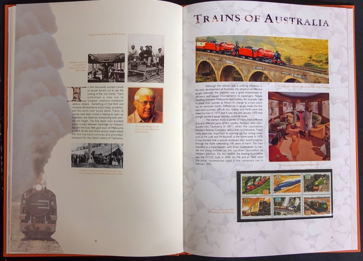 Australia 1993 Yearbook (MNH) Collection Of Australian Stamps ZAYIX