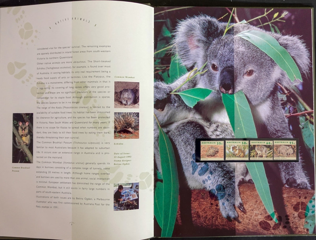 Australia 1992 Yearbook (MNH) Collection Of Australian Stamps ZAYIX