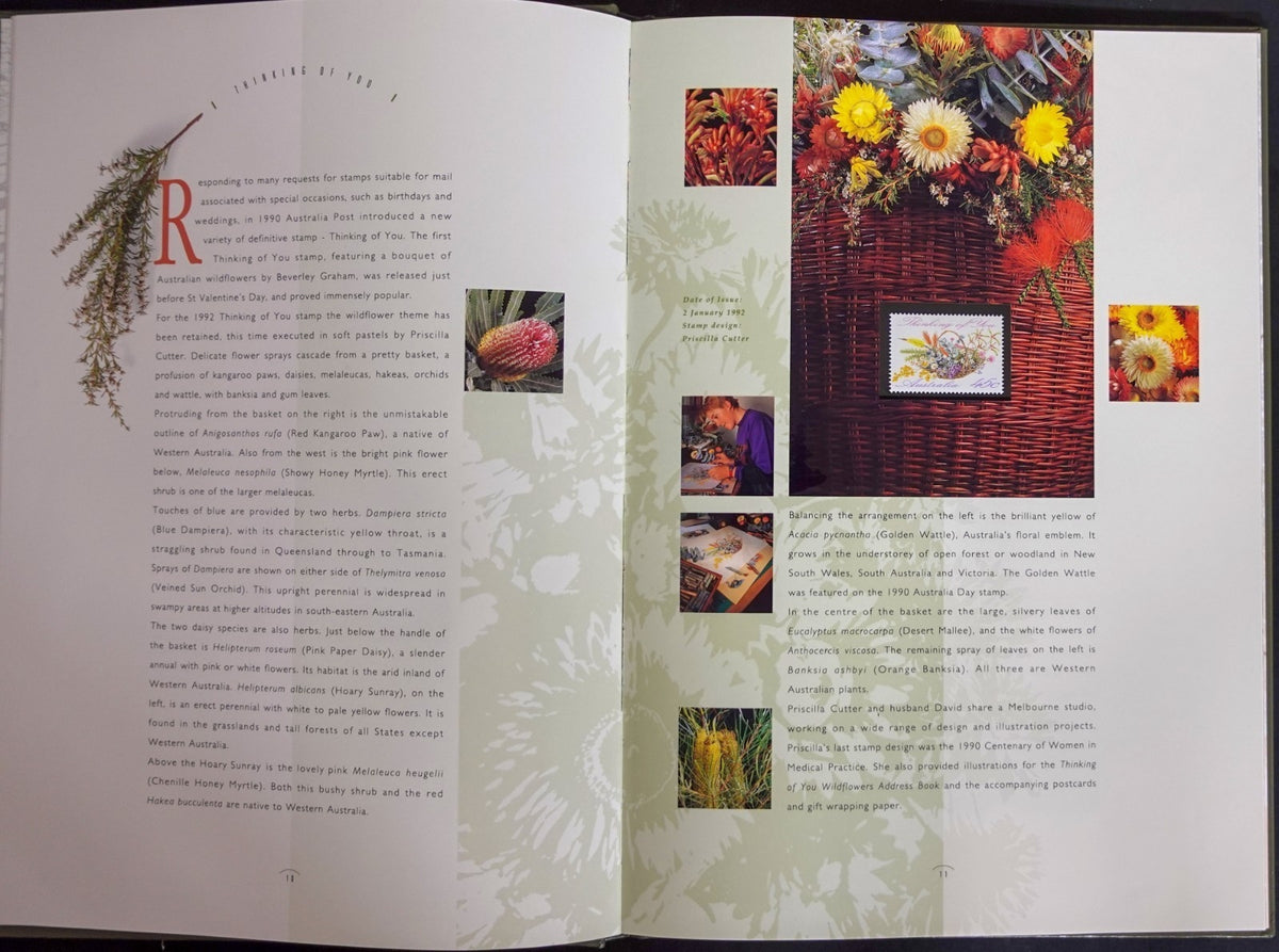 Australia 1992 Yearbook (MNH) Collection Of Australian Stamps ZAYIX