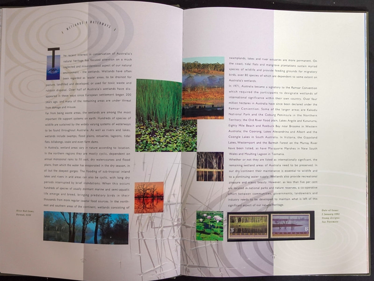 Australia 1992 Yearbook (MNH) Collection Of Australian Stamps ZAYIX