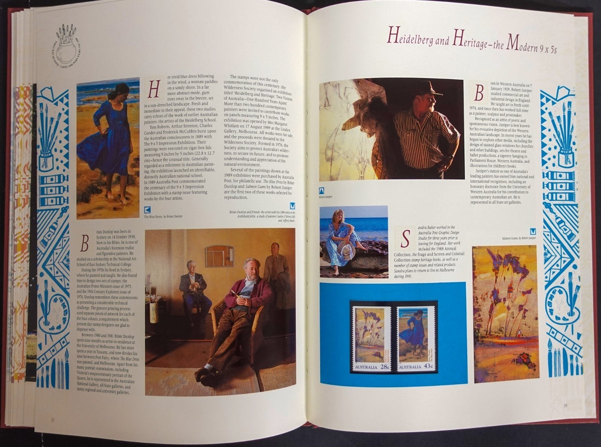 Australia 1990 Yearbook (MNH) Collection Of Australian Stamps ZAYIX