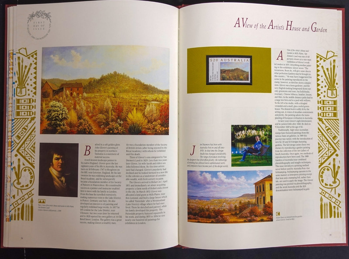 Australia 1990 Yearbook (MNH) Collection Of Australian Stamps ZAYIX