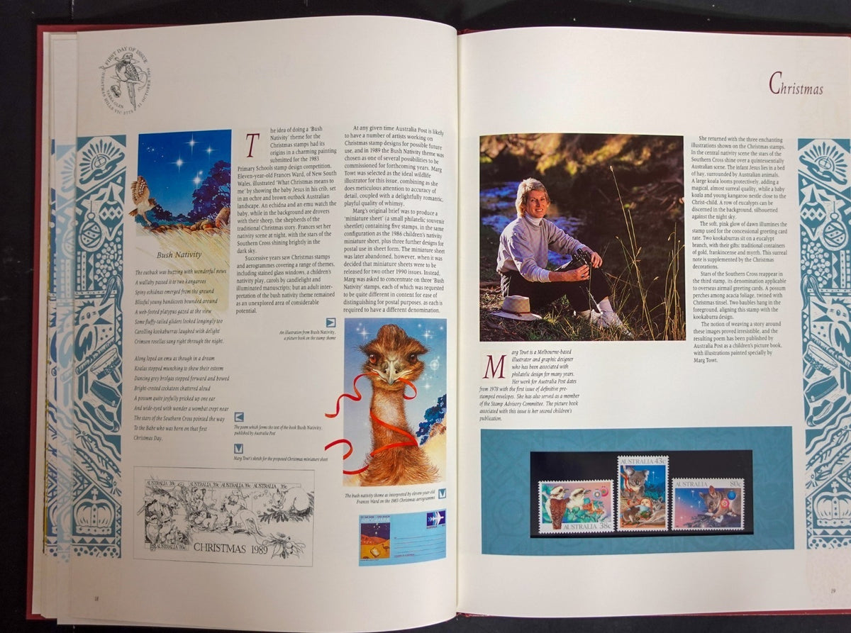 Australia 1990 Yearbook (MNH) Collection Of Australian Stamps ZAYIX