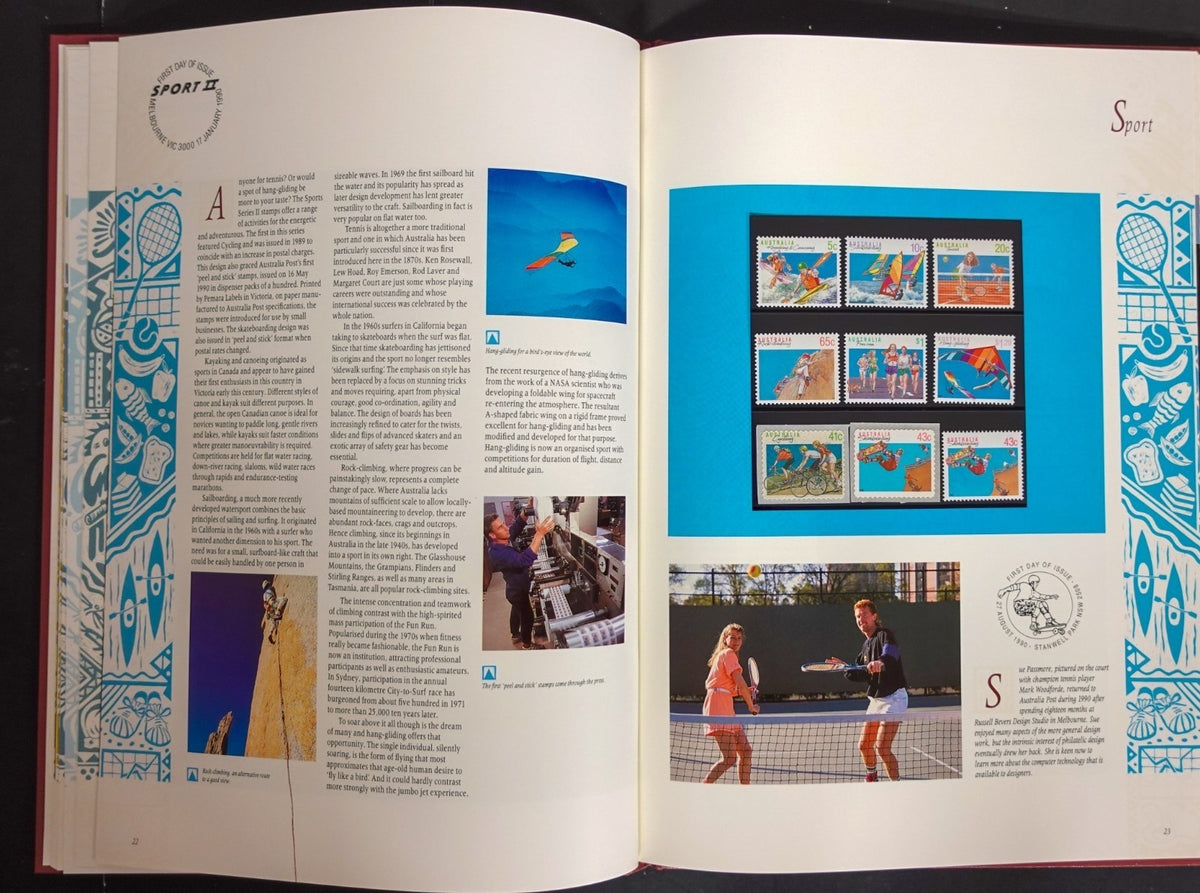 Australia 1990 Yearbook (MNH) Collection Of Australian Stamps ZAYIX
