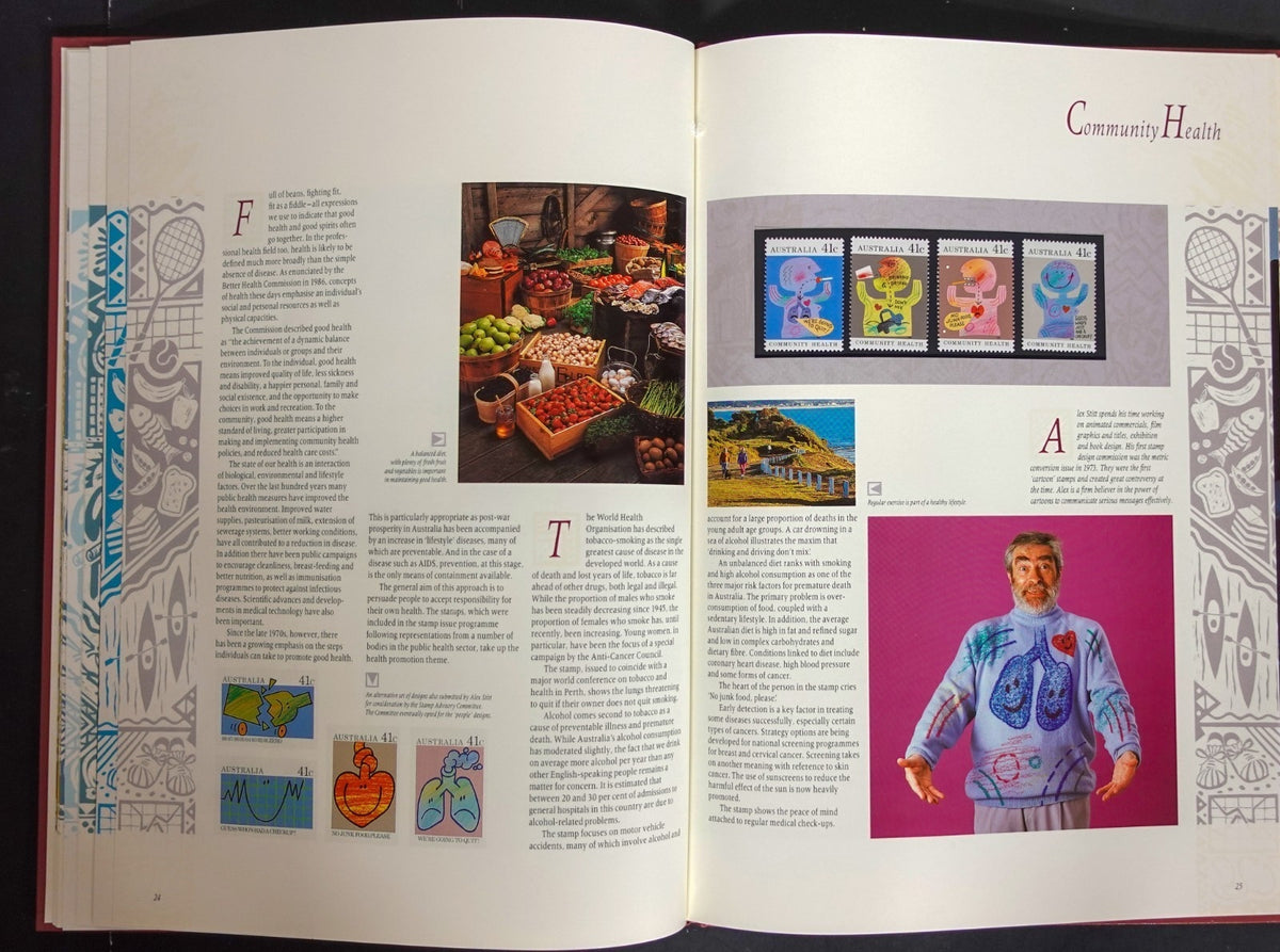 Australia 1990 Yearbook (MNH) Collection Of Australian Stamps ZAYIX