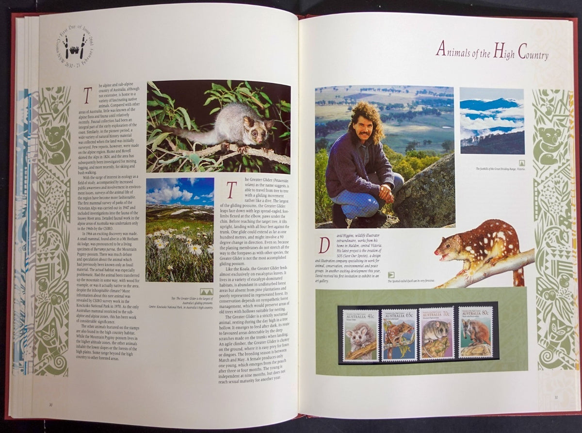 Australia 1990 Yearbook (MNH) Collection Of Australian Stamps ZAYIX