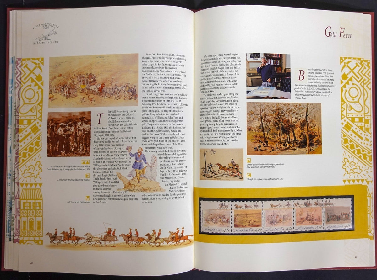 Australia 1990 Yearbook (MNH) Collection Of Australian Stamps ZAYIX