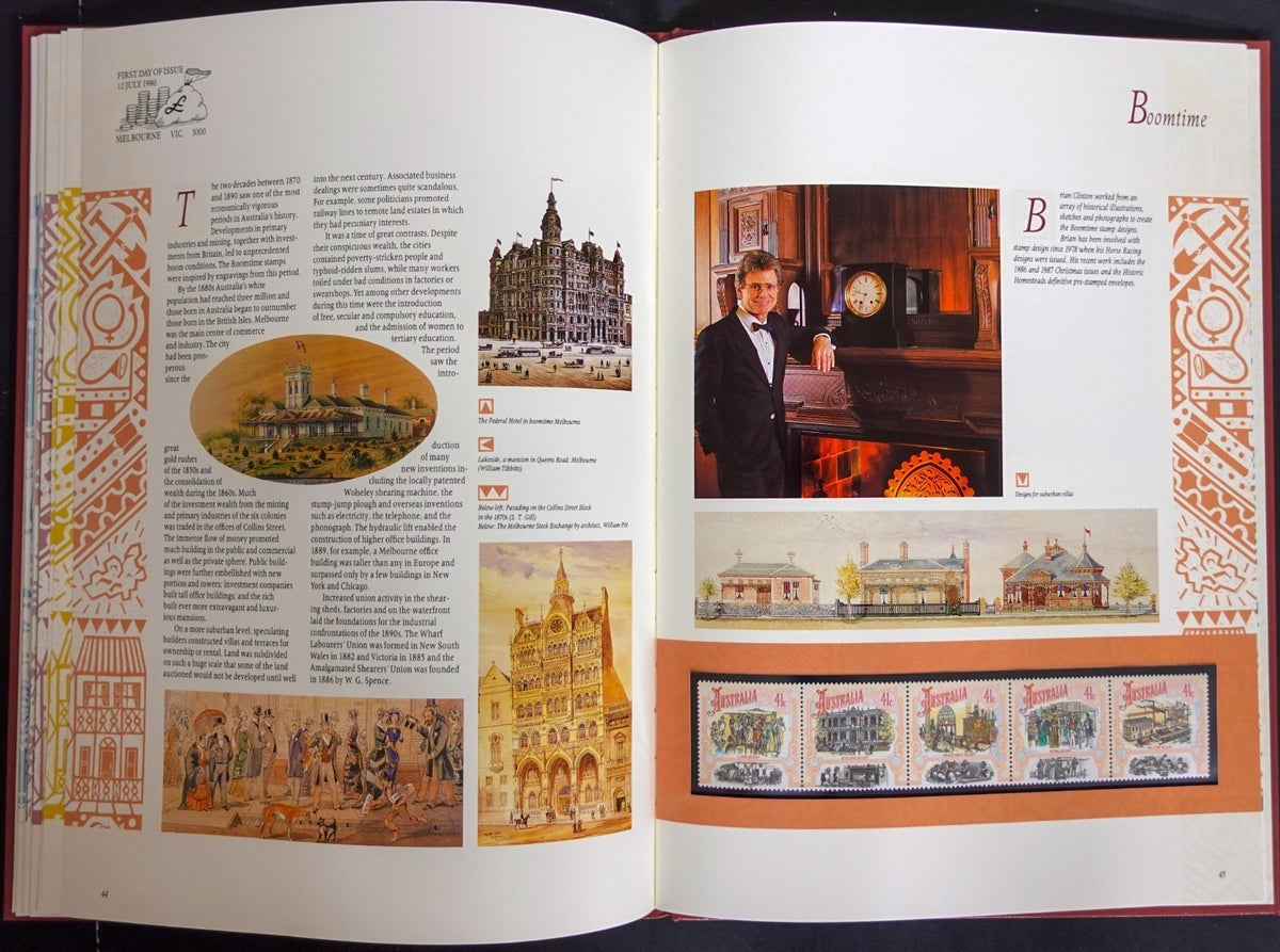 Australia 1990 Yearbook (MNH) Collection Of Australian Stamps ZAYIX