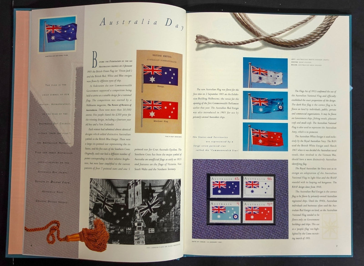 Australia 1991 Yearbook (MNH) Collection Of Australian Stamps ZAYIX