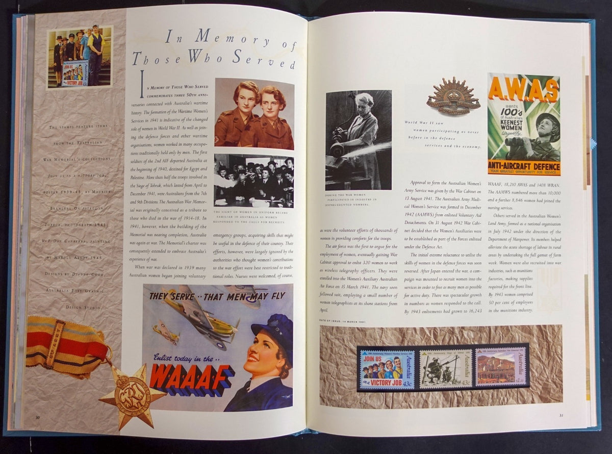 Australia 1991 Yearbook (MNH) Collection Of Australian Stamps ZAYIX