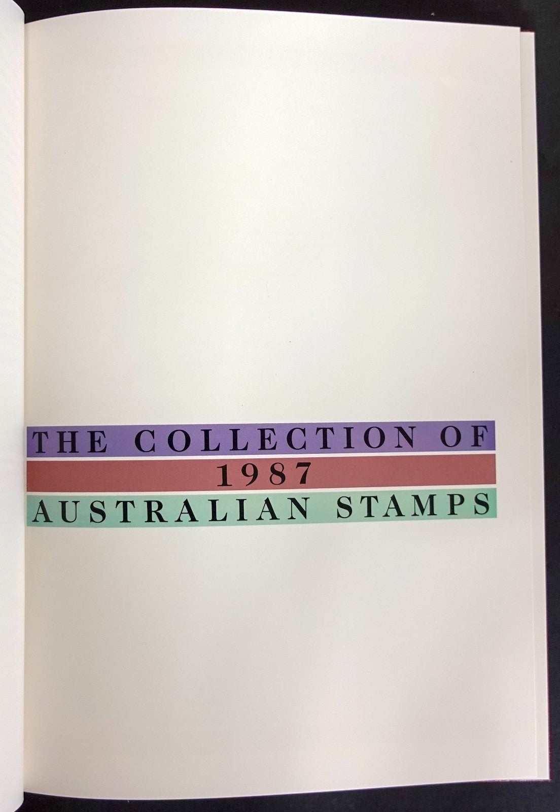 Australia 1987 Yearbook (MNH) Collection Of Australian Stamps ZAYIX