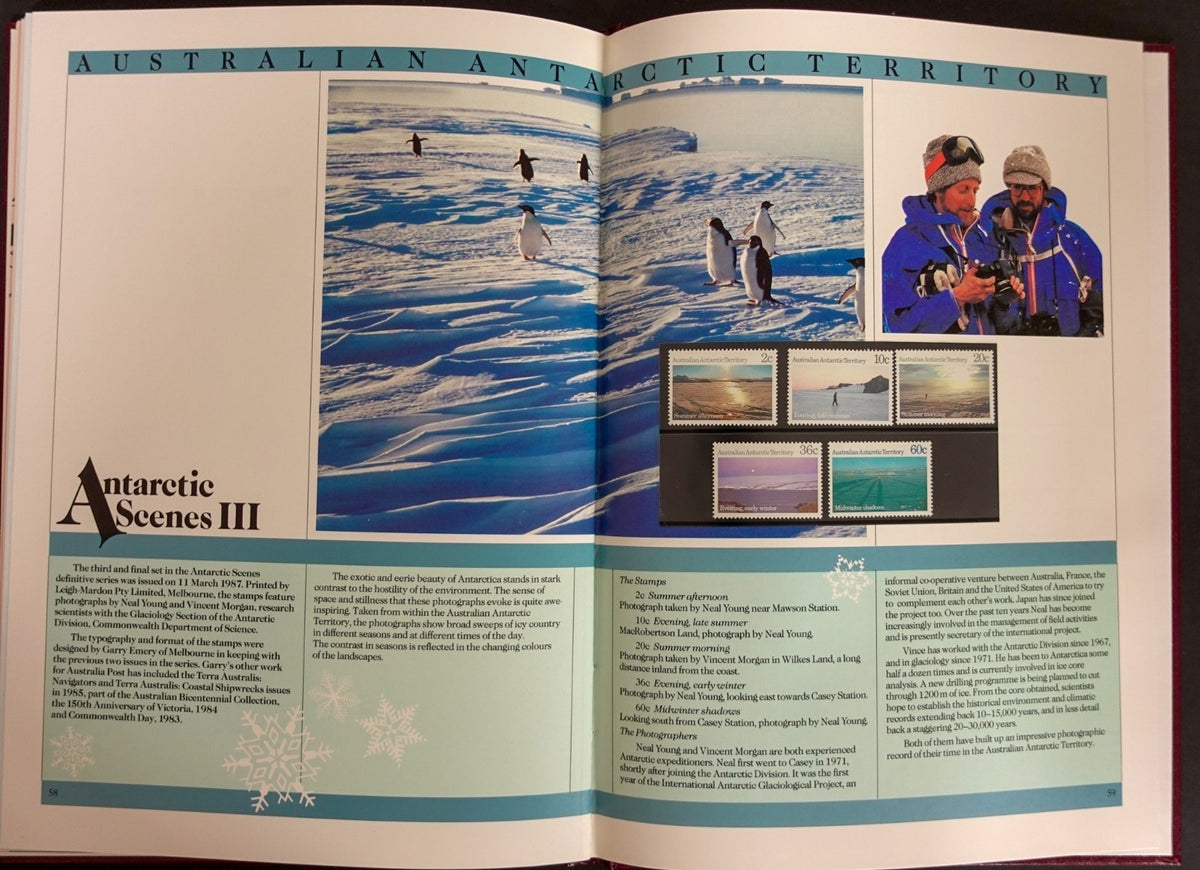 Australia 1987 Yearbook (MNH) Collection Of Australian Stamps ZAYIX