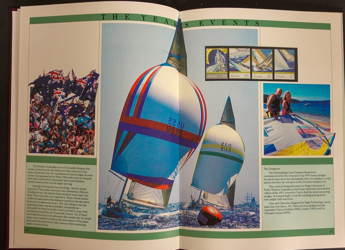 Australia 1987 Yearbook (MNH) Collection Of Australian Stamps ZAYIX