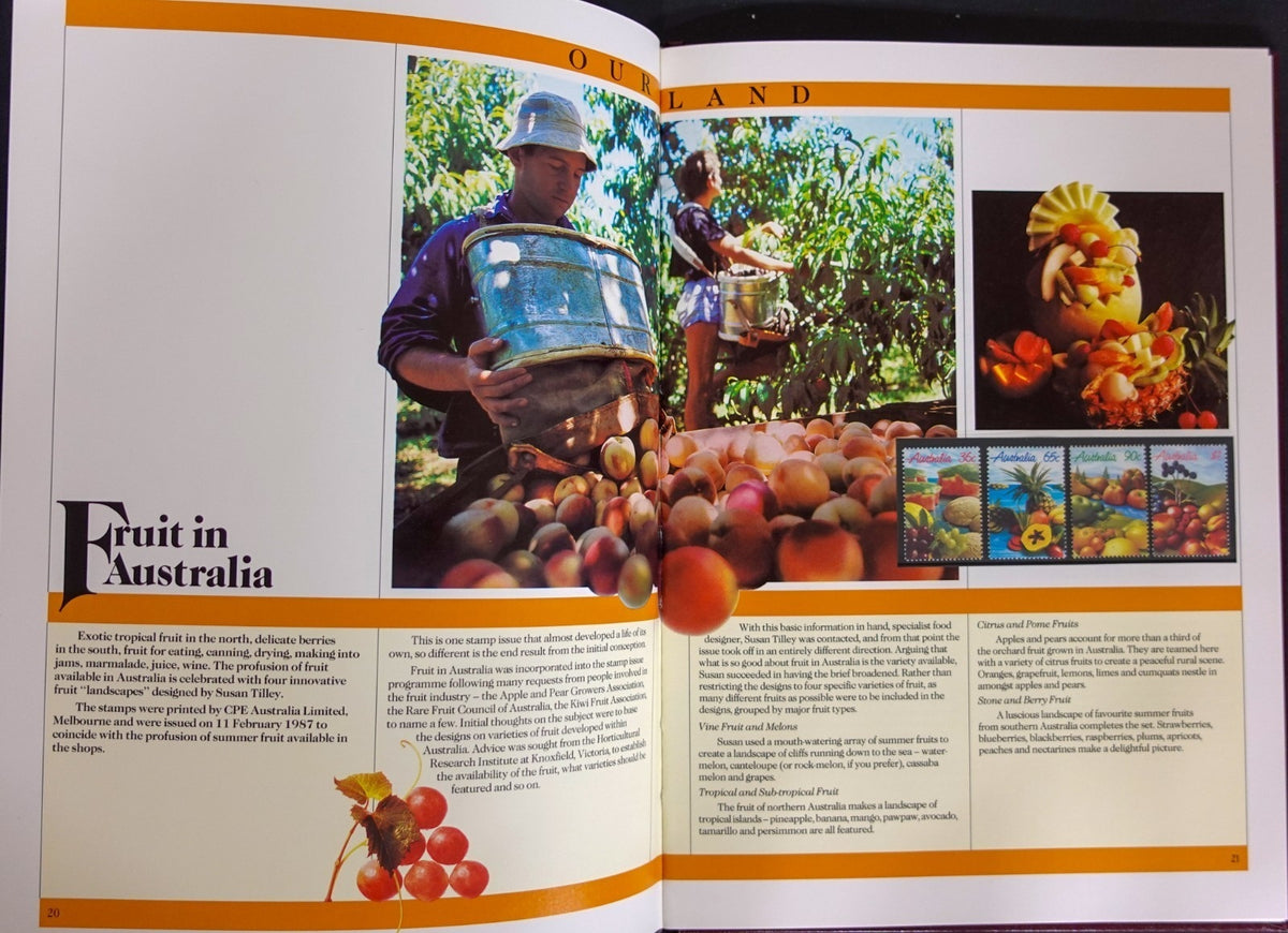 Australia 1987 Yearbook (MNH) Collection Of Australian Stamps ZAYIX